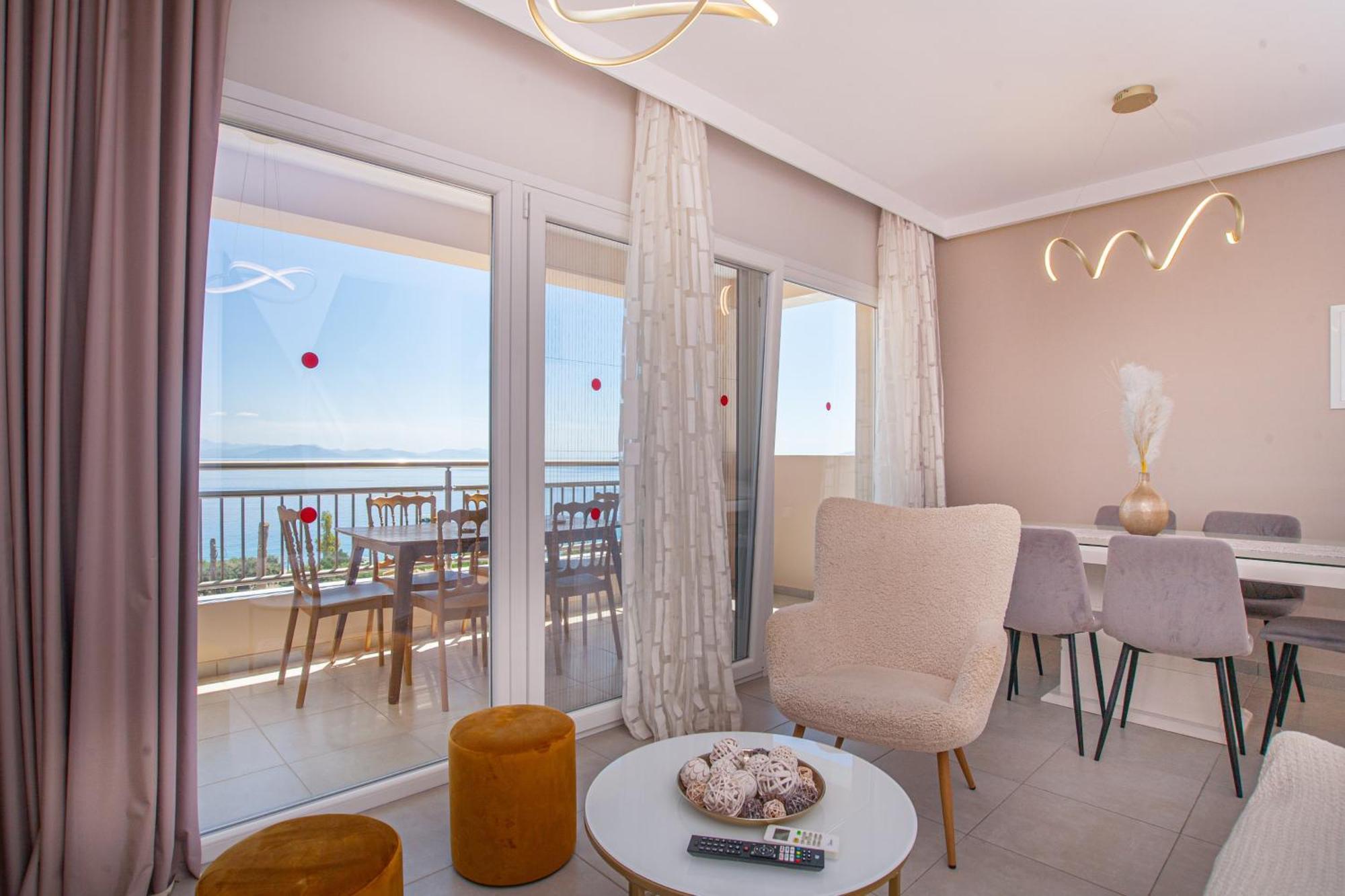 Corfu Sea View Villa - Aurora บาร์บาตี ภายนอก รูปภาพ