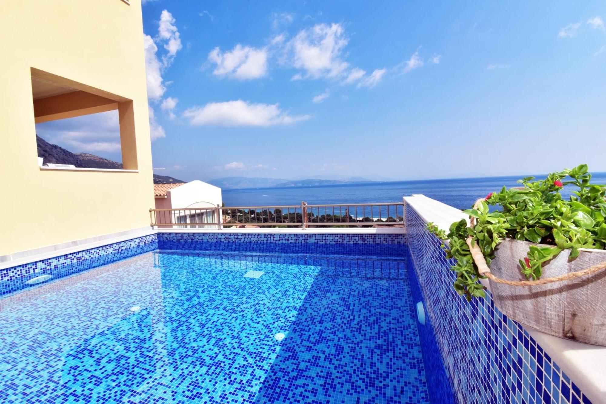 Corfu Sea View Villa - Aurora บาร์บาตี ภายนอก รูปภาพ